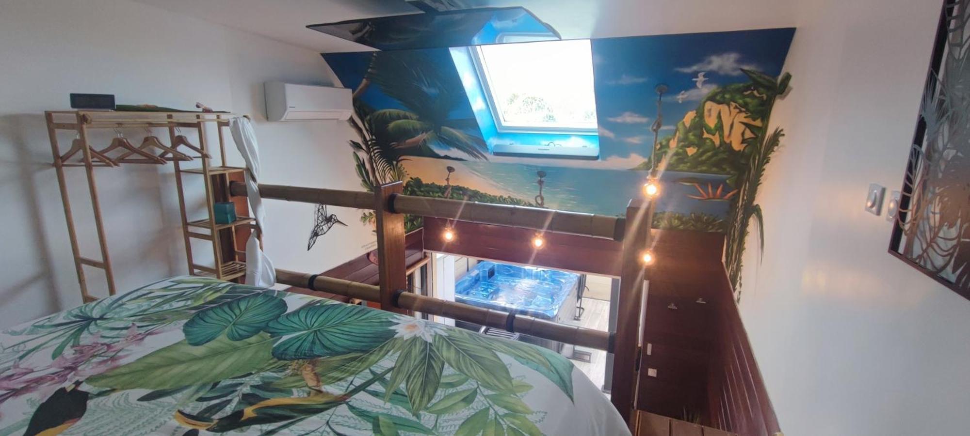 La Kaz Rhumantique Sauna And Spa Privatif Ла-Ривьер-Сен-Совёр Экстерьер фото
